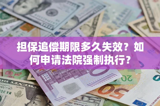 北京担保追偿期限多久失效？如何申请法院强制执行？