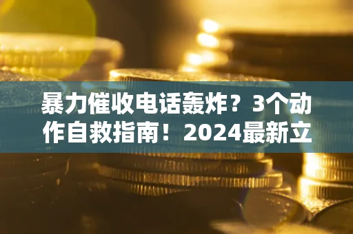 北京暴力催收电话轰炸？3个动作自救指南！2024最新立案标准全解析